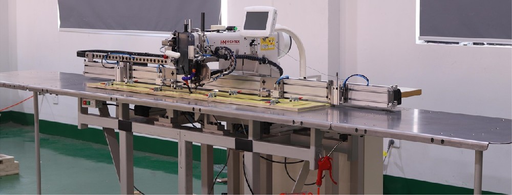 7273CNC-15020 Automatic programmable pattern sewing machine for heavy duty weight belt